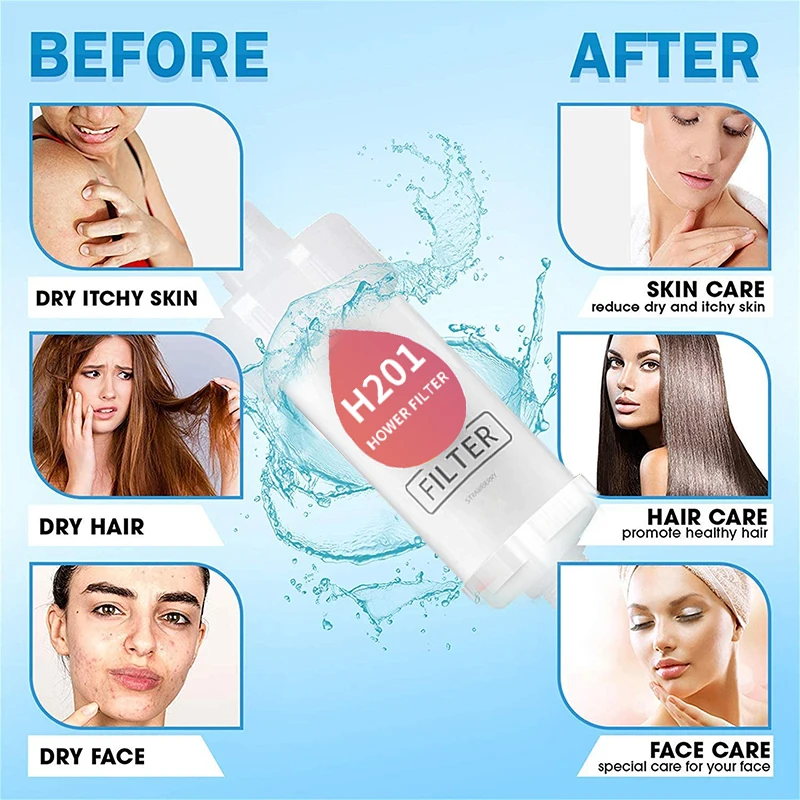 

Ароматизированный фильтр для душа: очиститель водопроводной воды для дома, удаление хлора, улучшение красоты кожи, насадка-префильтр для душа