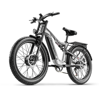 Shengmilo S600 2000W Dual Motor 48V17.5AH Electric Bicycle 26 Inch Wide Tyre Electric Bike Men's E-Mountain bike