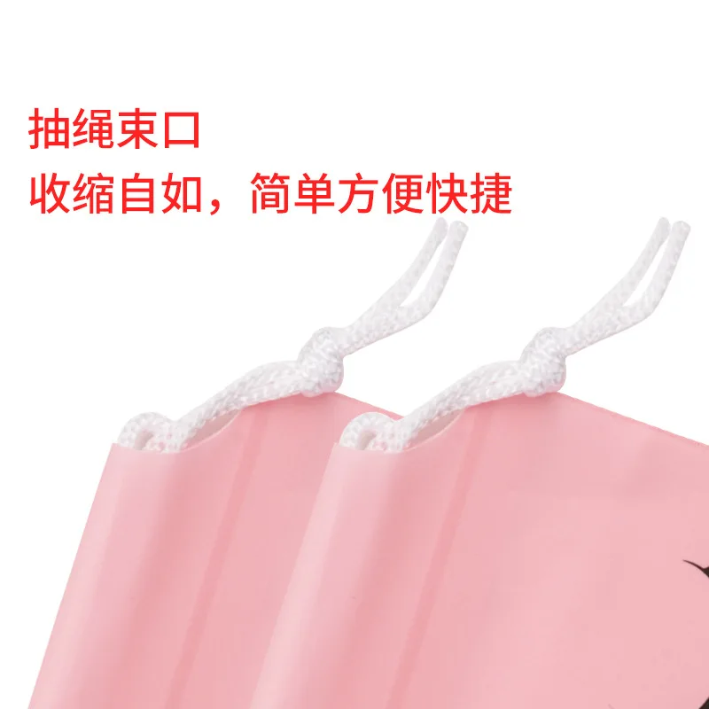 10 قطعة أكياس تخزين الرعاية اللاحقة للرموش مع الرباط مقاوم للماء إيفا البلاستيك السفر التعبئة الحقيبة العين لاش تمديد الملحقات #2