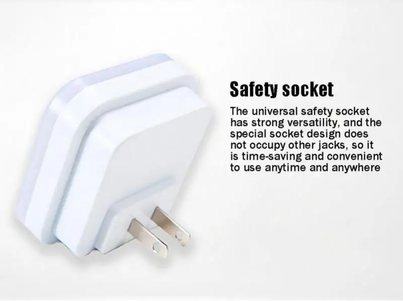 Wireless LED Night Light Sensor Lighting Mini EU Plug Nightlights Lamp For Children Room Bedroom Decoration Lighting