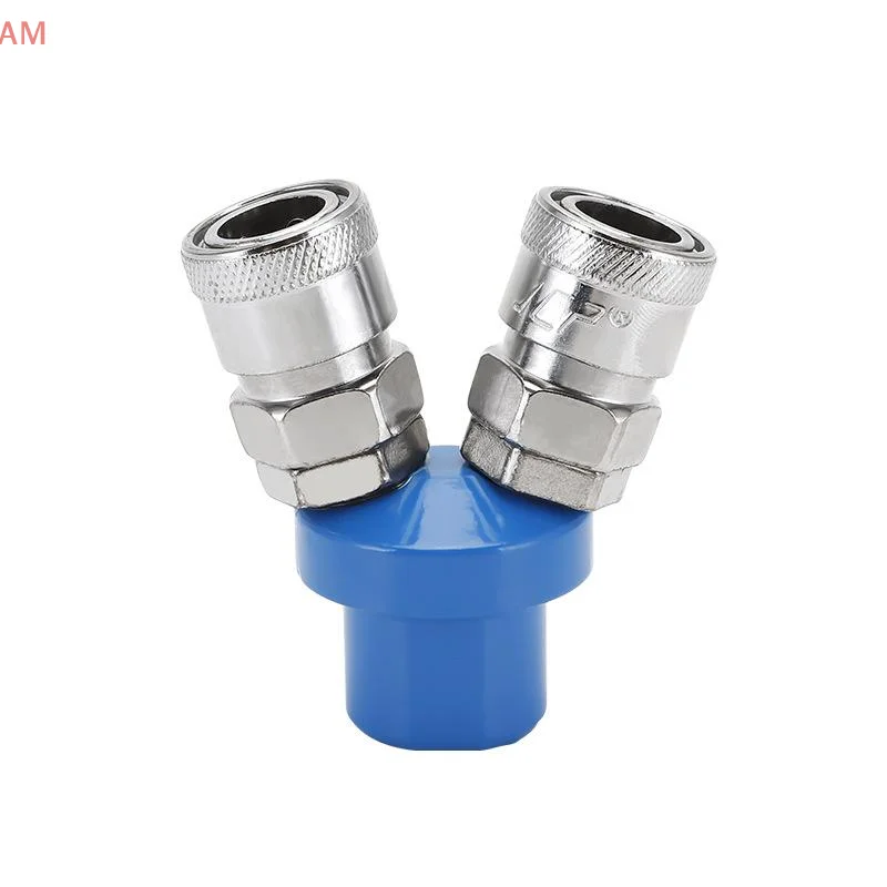 

1 шт. круглый трехходовой круглый двусторонний быстроразъемный разъем C-типа Smysmv прямой ряд быстрой вилки 4 точки внутренняя и внешняя резьба