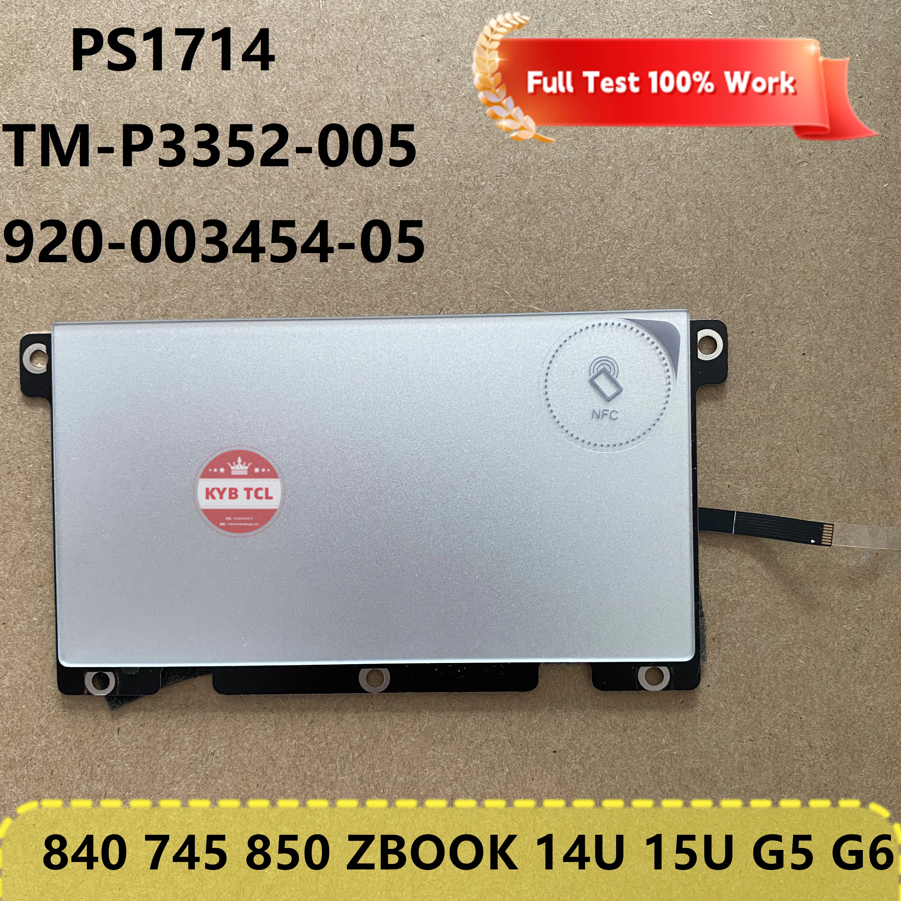 Imagem -06 - Touchpad ou Botões ou Placa do Módulo Nfc Leitor de Smartcard hp Elitebook 745 g6 840 g5 g6 Zbook 14u 15u Tm-p3352005
