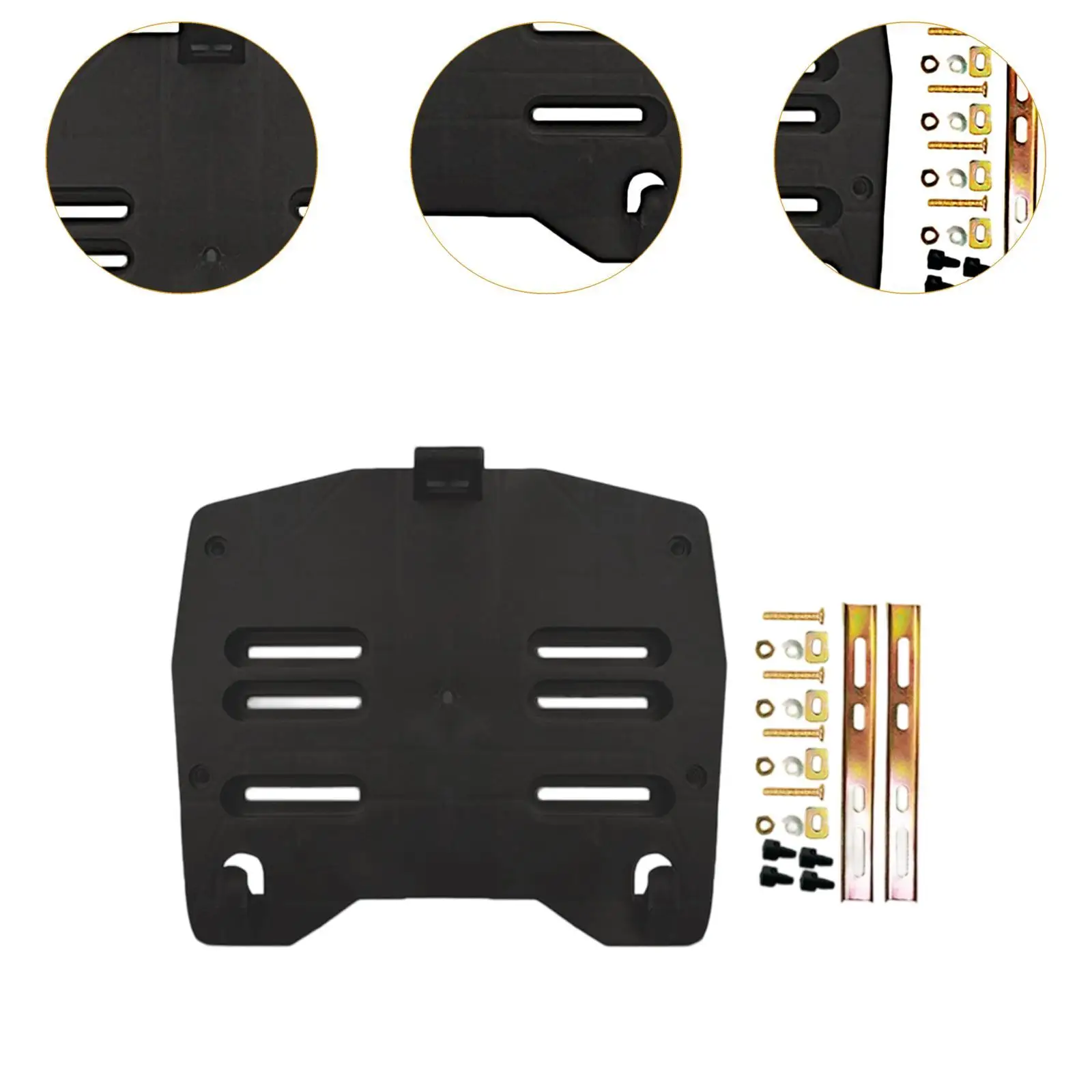 

Аксессуары для хранения на мотоцикле: задний багажник из АБС-пластика, крепежная база для универсальной организации перевозки грузов на мотоцикле