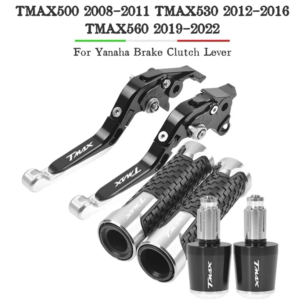 

Motorcycle Brake Clutch Levers Handlebar Grip For Yanaha TMAX500 2008-2011 TMAX530 2012-2016 TMAX560 2019-2022