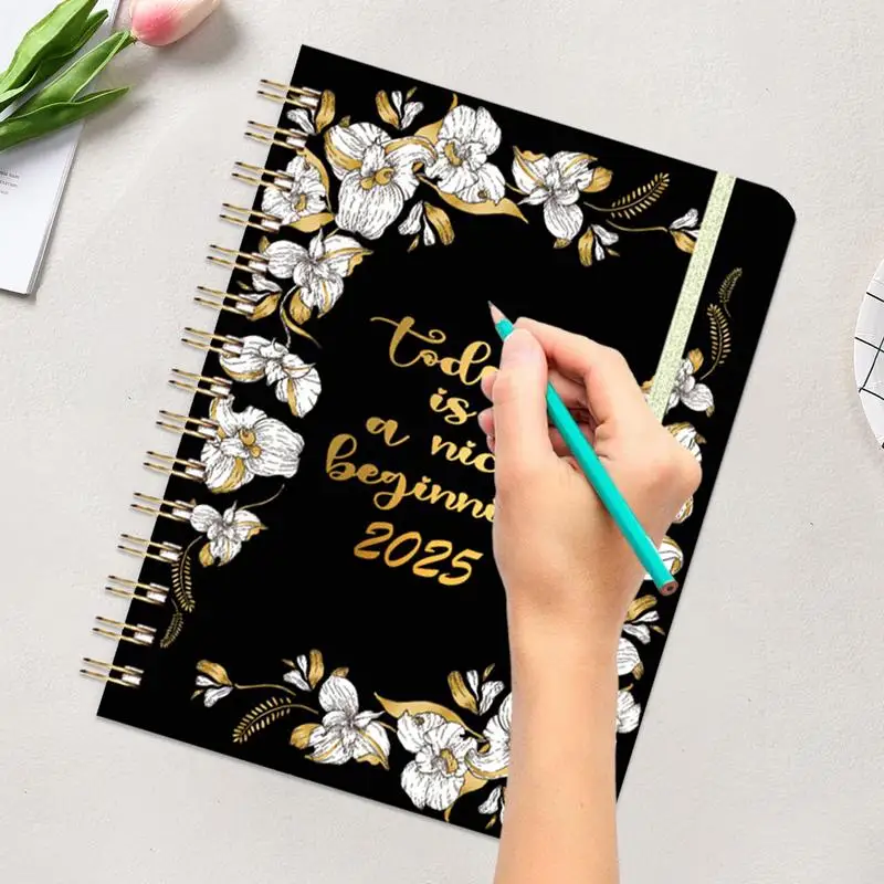 Daily Planner 2025 Daily Notebook A5 Appointment Planner Appointment Book 2025 Hourly Planner for Balanced Lifestyle Work Study