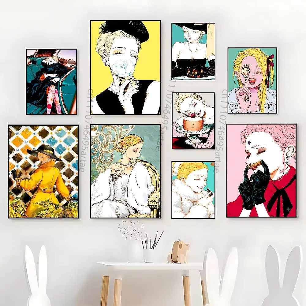 V-Veil Emma Anime Vintage Poster HD Waterproof Self-Adhesive Wall Art – Multi-Scene Use, Top Gift Pick