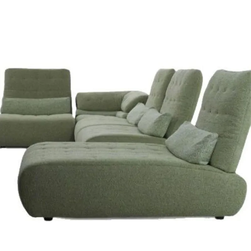 Sofa Folding Backrest Functionalized Module Dopamine Mint Green Elephant Ears Sofa