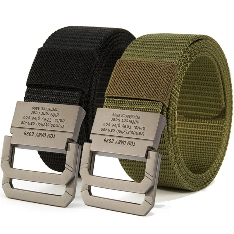 Plus Size 120 130 160cm Men's Belt Nylon Tactical Army Canvas Casual Designer Jeans Belt for Men Military Sports Outdoor Straps