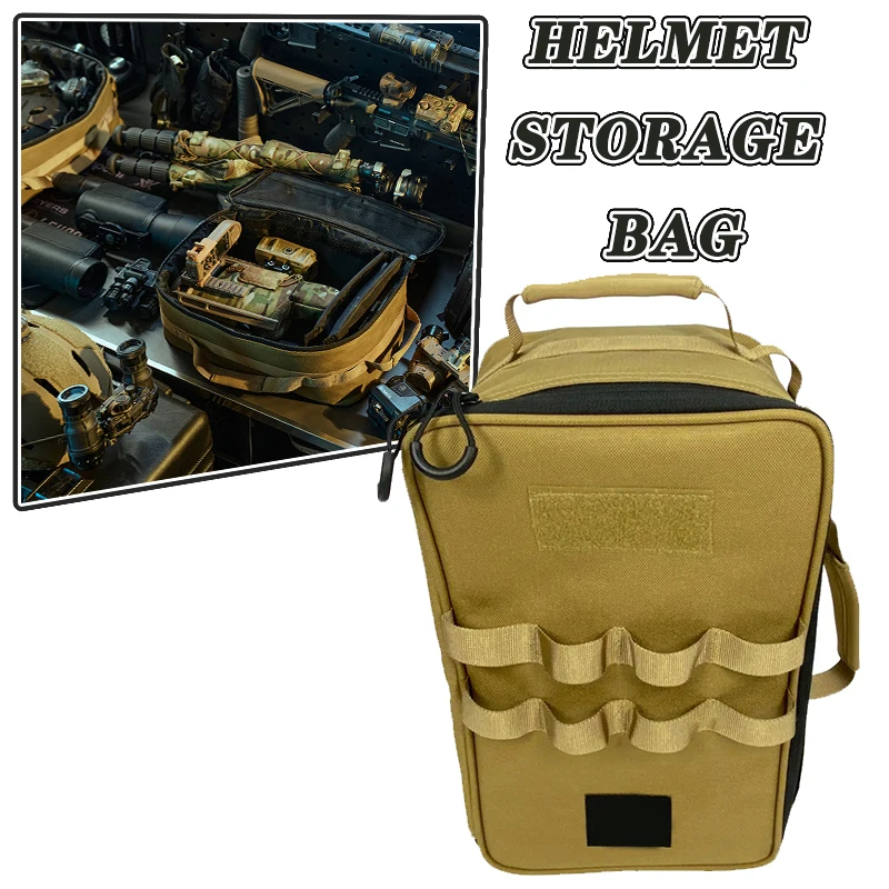 

FANDAO 1000D Tactical Helmet Set Storage Box Multi-function Portable Hunting Storage Bag for military Outdoor shooting training