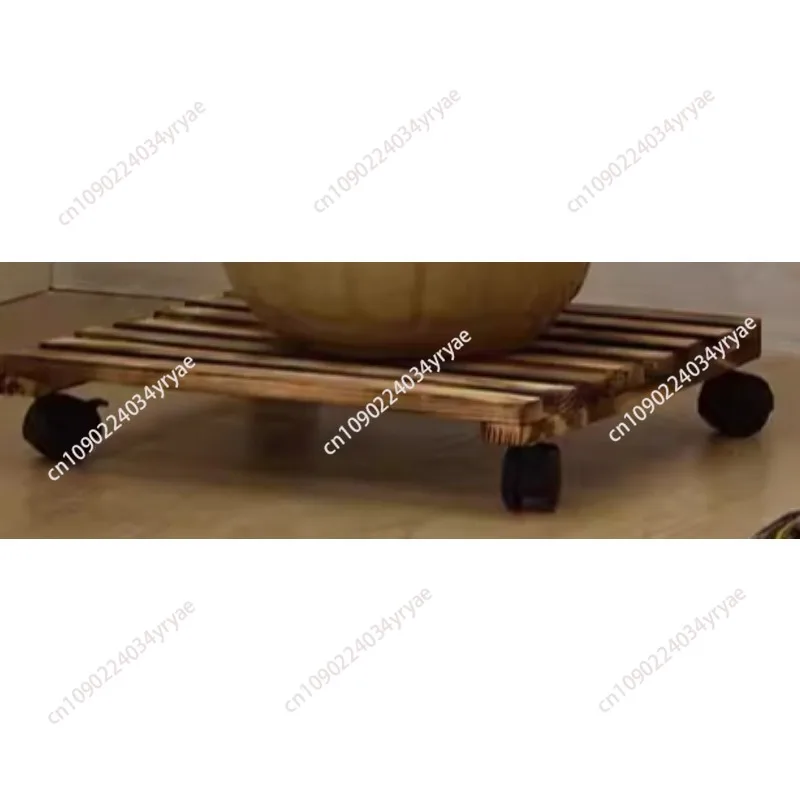plant-caddy-wooden-plant-stand-lockable-caster-wheels-heavy-duty-rolling-stand-outdoor-indoor-plant-dolly-flower-pot-storage