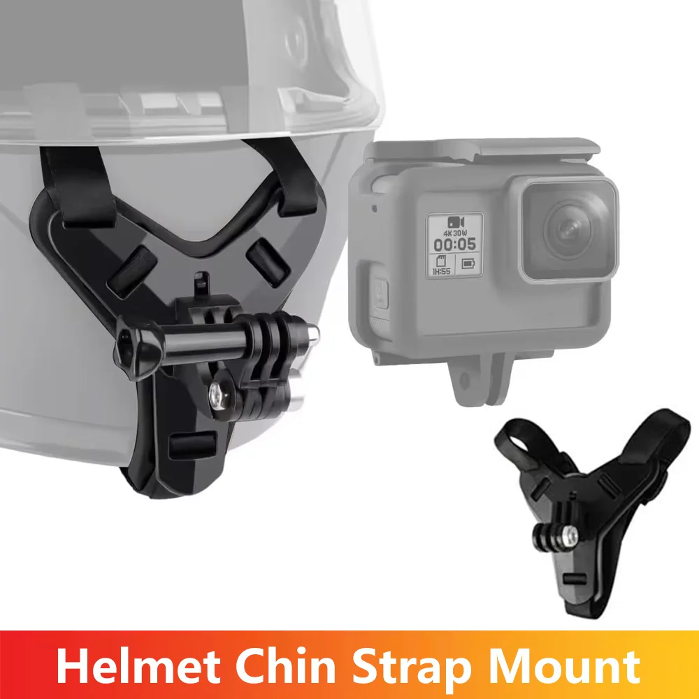 Motorhelm Kinband Mount Voor GoPro Hero 13 12 11 10 9 8 Insta360 SJCAM SJ4000 AKASO DJI Osmo Actie Camera Accessoires