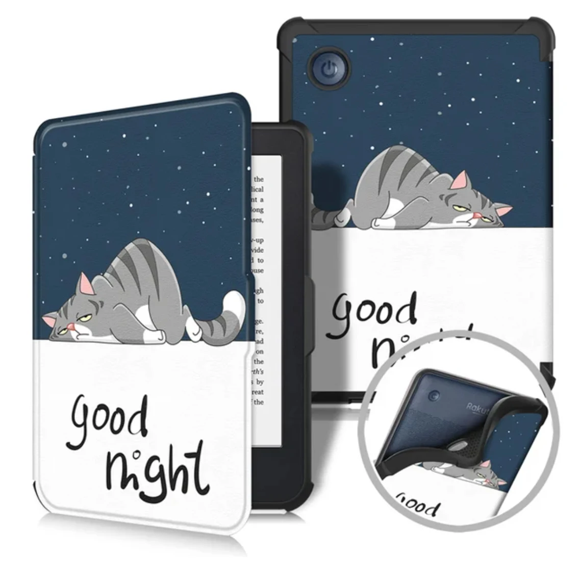Voor Kobo Clara BW / Clara Colour 2024 Hoesje 6 inch Auto Wake Slaap PU Lederen Cover Zachte Magnetische Ereader Hoesje N365 N367 Funda