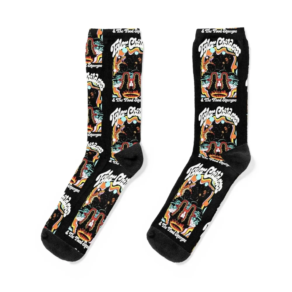

Vintage TYLER music Socks Novelties Wholesale bright garter Men's Socks Women's