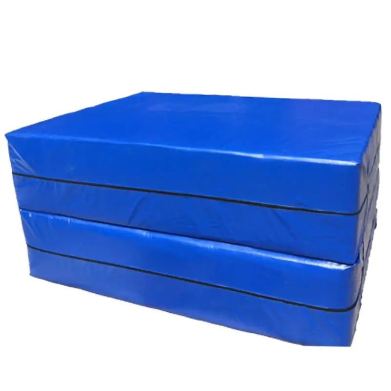 

Изготовленное на заказ оборудование для художественной гимнастики в тренажерном зале, мягкий синий коврик из ПВХ