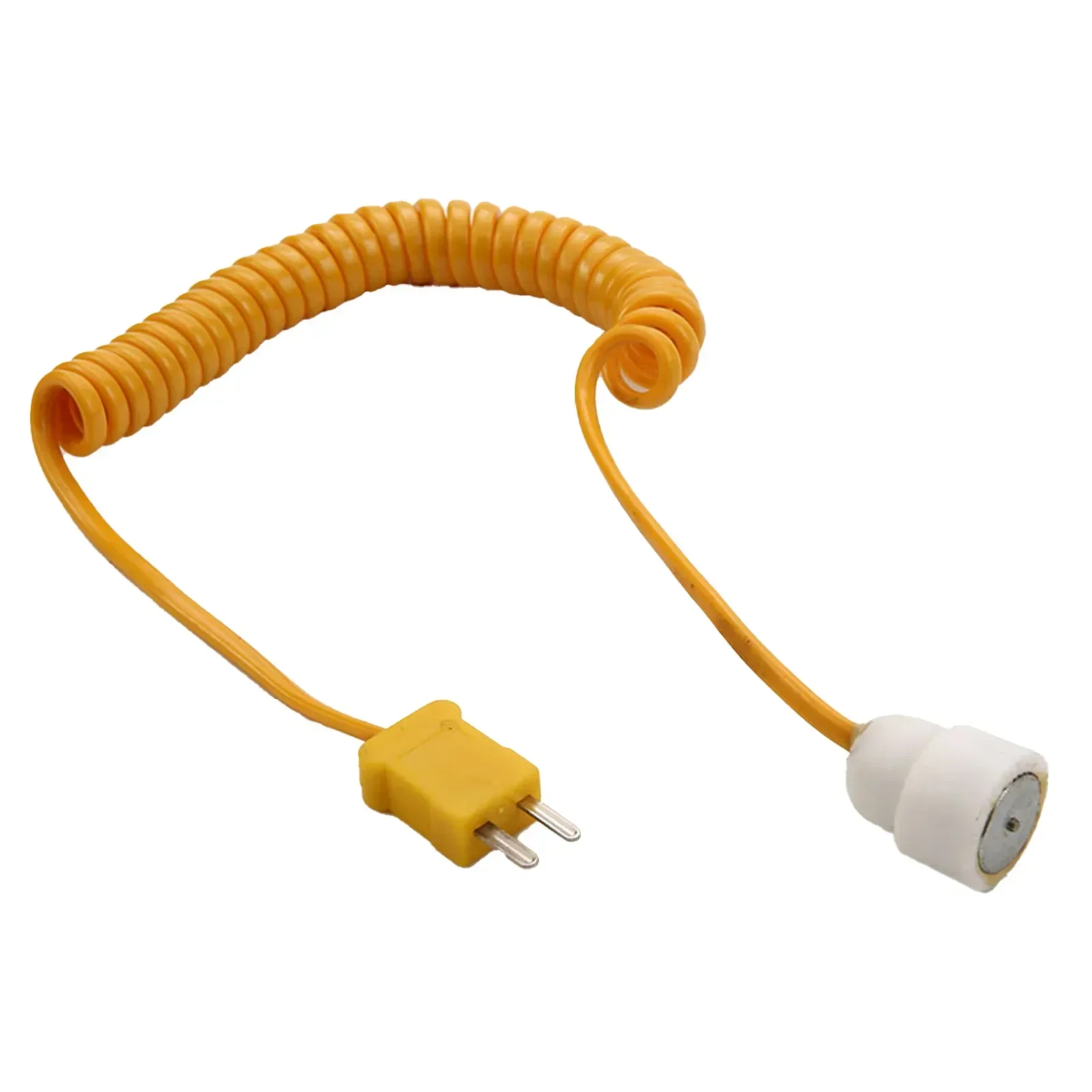 Magnetic Bearing Temperature Probe Circular Magnetic Series K Type Thermocouple with Yellow Plug Measuring Head