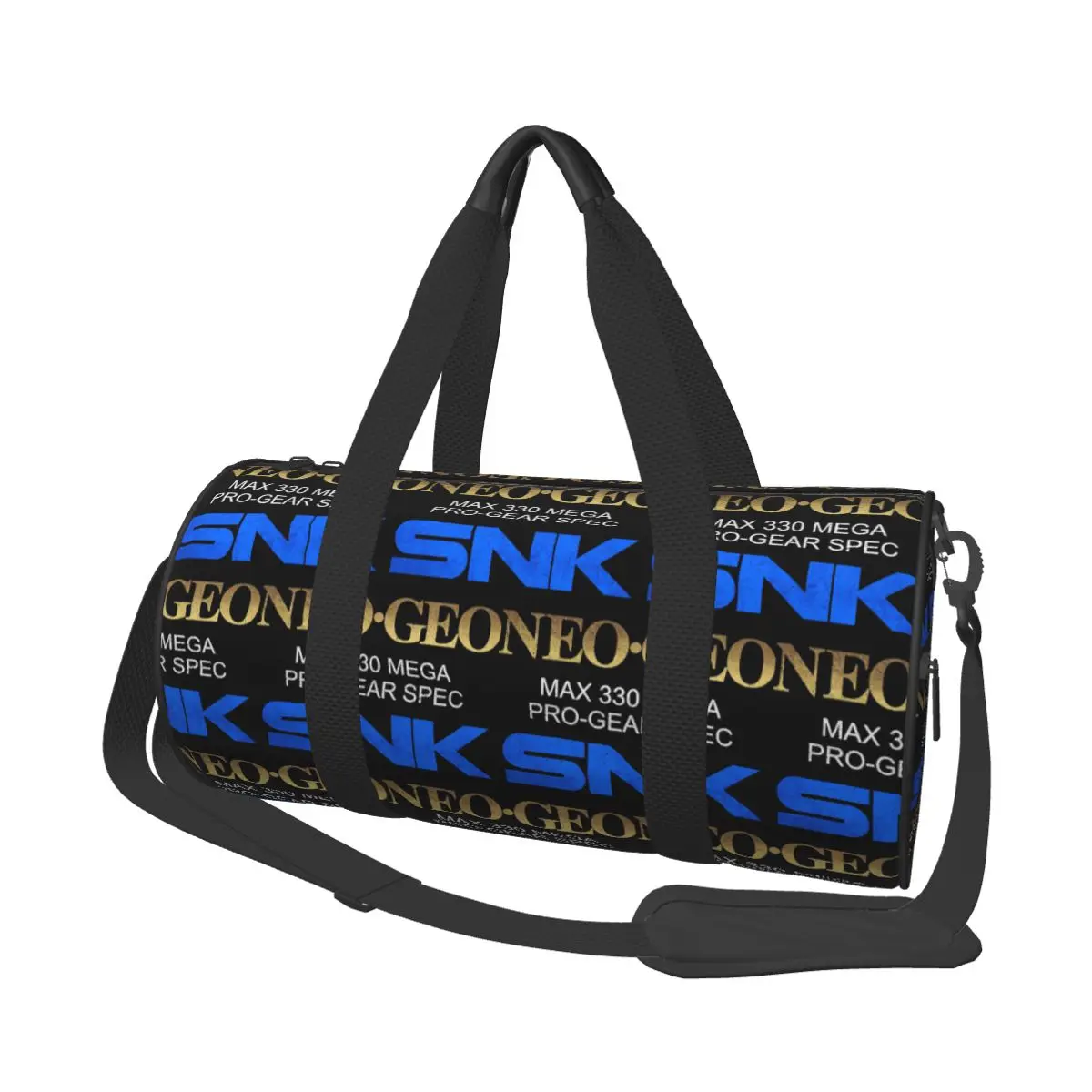 

Neo Geo Pro Gear Spec Gold Retro Design Large Duffle Gym Bag Waterproof Duffle Travel Bags Handbags Fitness bag