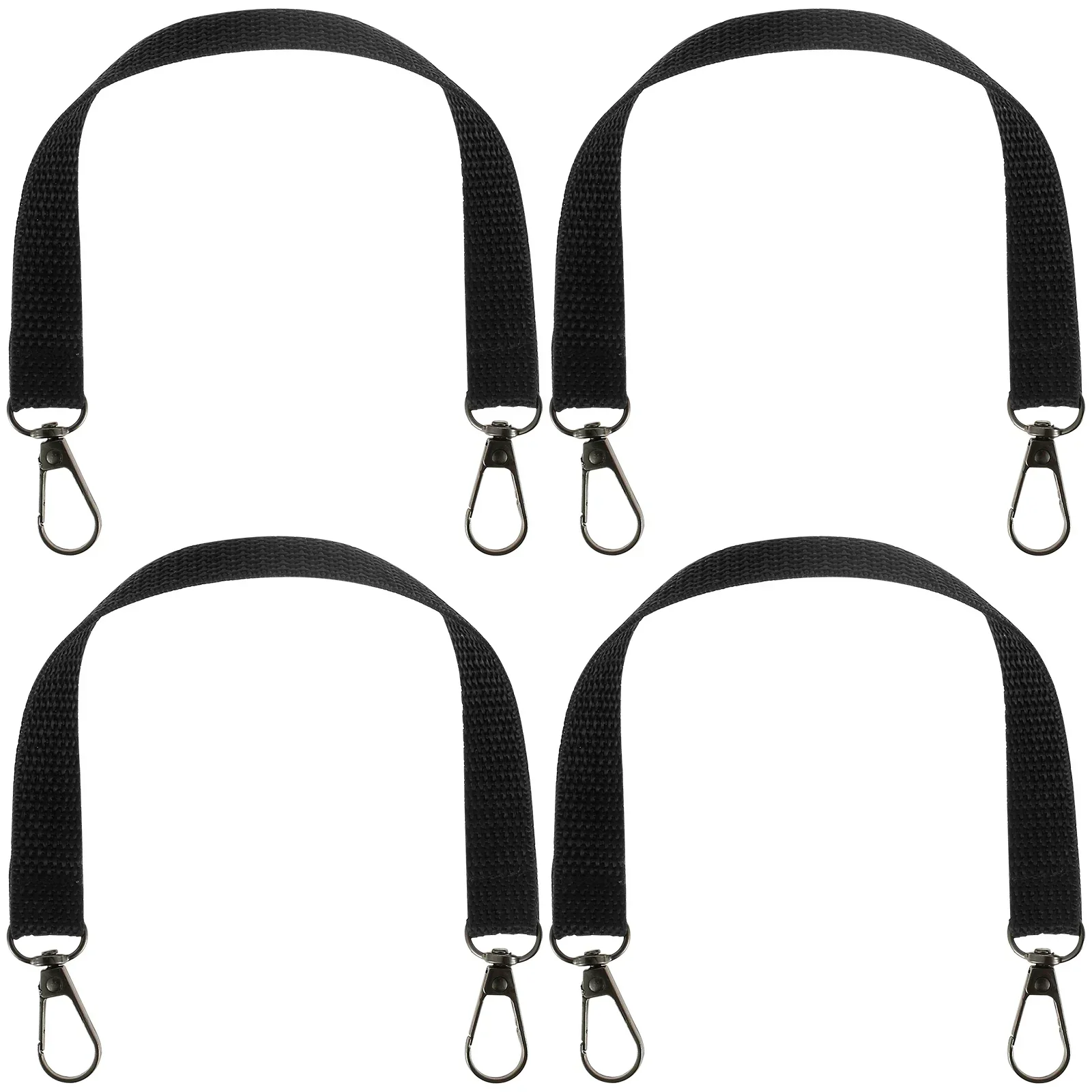 4pcs Electrical Tape Holder Straps Heavy Duty Tape Holder Chain with Carabiner Hooks Thong Waist Tape Holder Lanyard Polyester