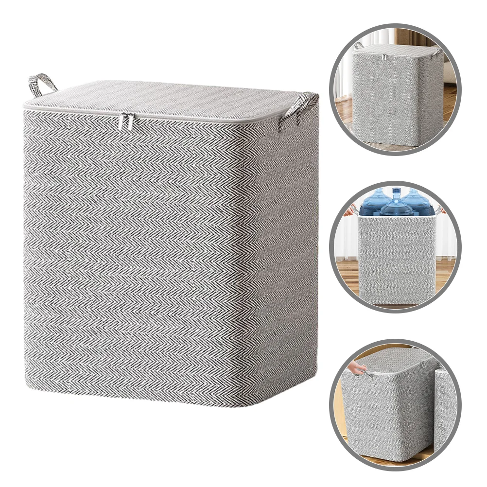 

150L Large Capacity Clothes Storage Bag 56x45x56 Non woven Fabric Blanket Quilt Bedding ganizer Travel Moving Closet