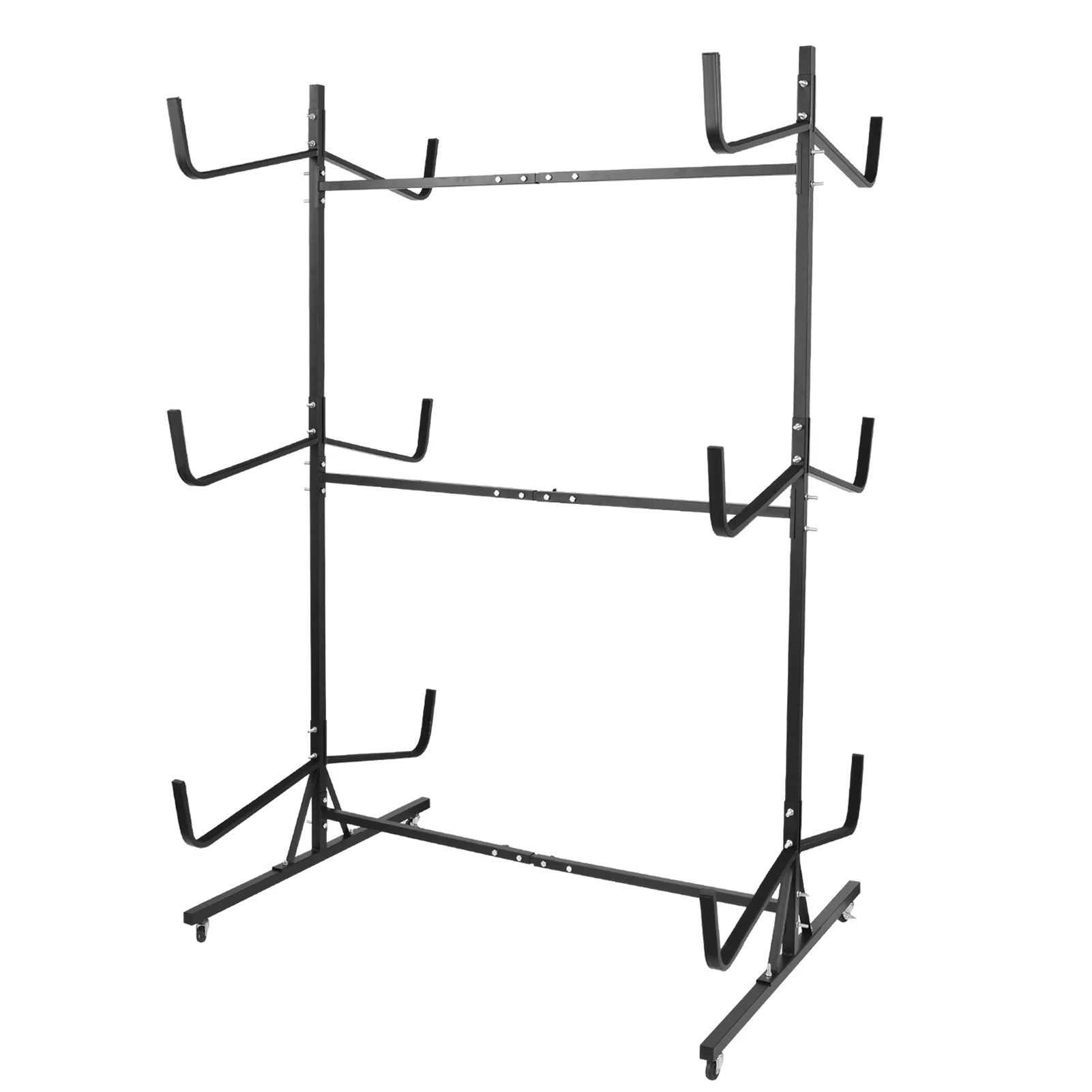 

Kayak Storage Rack, Adjustable Width Paddle Board Floor Stand, for Surfboard Boat Dock Garage