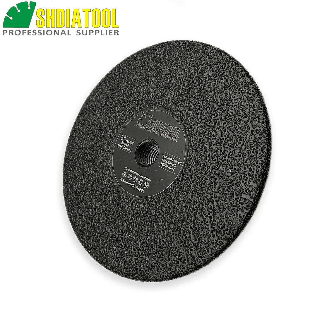 SHDIATOOL 1 PC 100/115/125 มม.เพชรแบนบดล้อ M14 # 30 Shaping ล้อหินแกรนิตหินอ่อนคอนกรีตก่ออิฐเซรามิค 4/4.5/5"