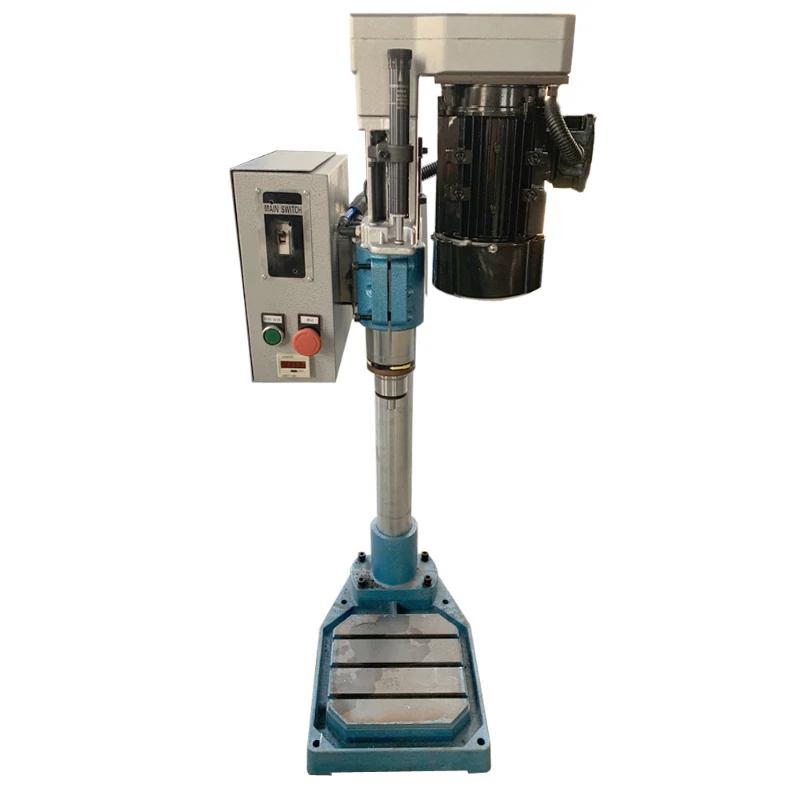 vertical automatic drill unit with electric control system small metal drilling machine