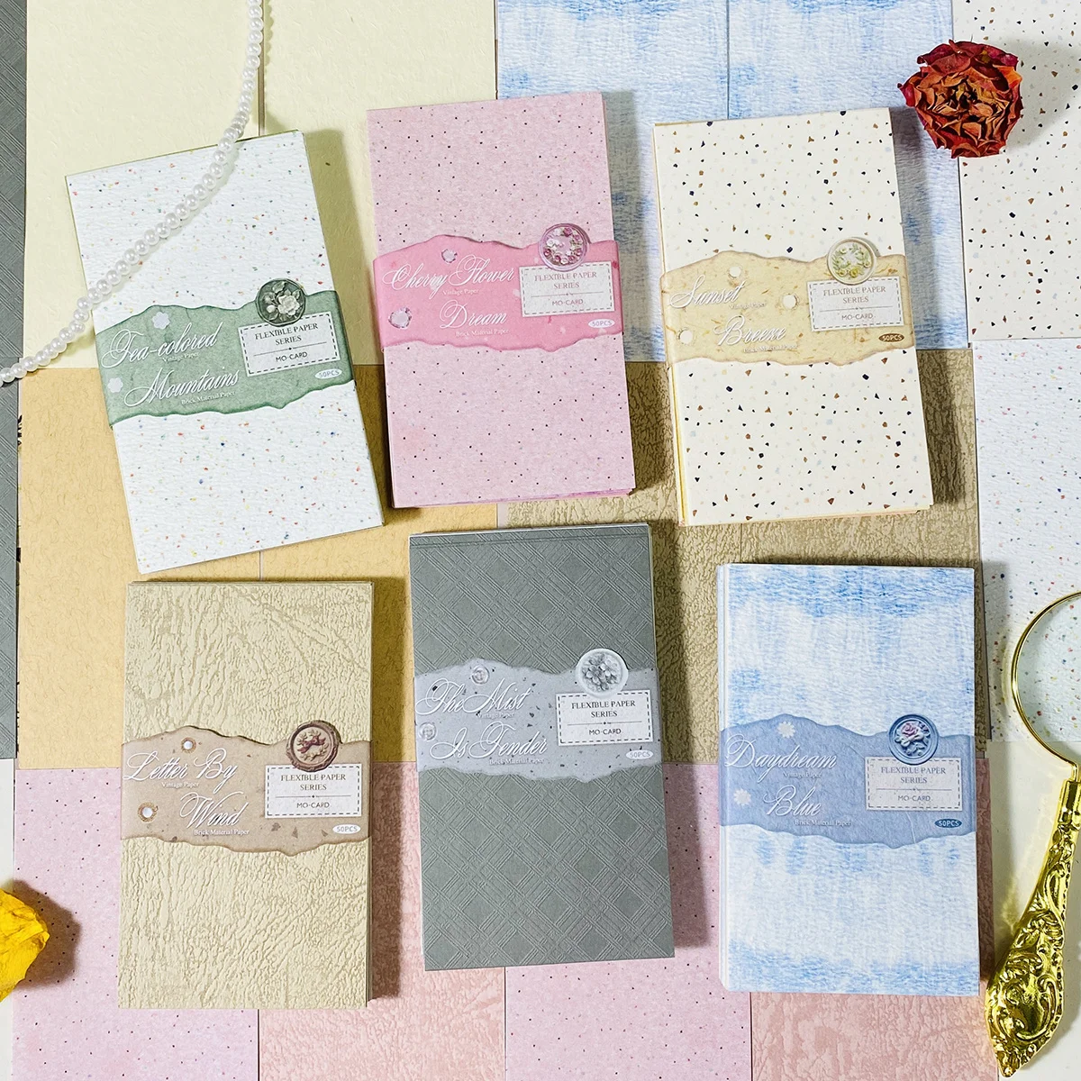Journamm 50sheets Vintage Scra - Pattern Tissue Paper recension och pris