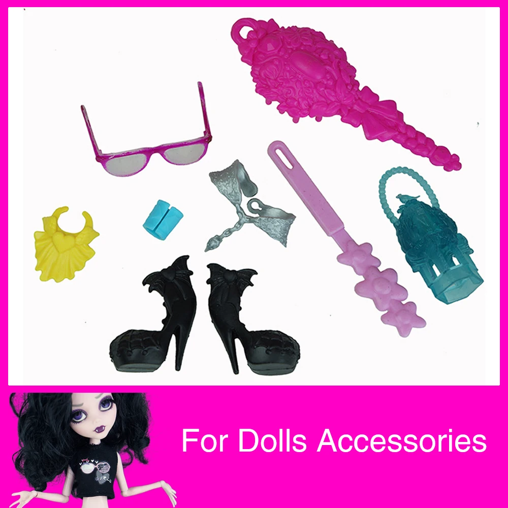 

NK 1 Set Doll Decoration Accessories For 1/6 Doll Cobweb Heels + Accessories Dolls Accessories For 30cm Doll