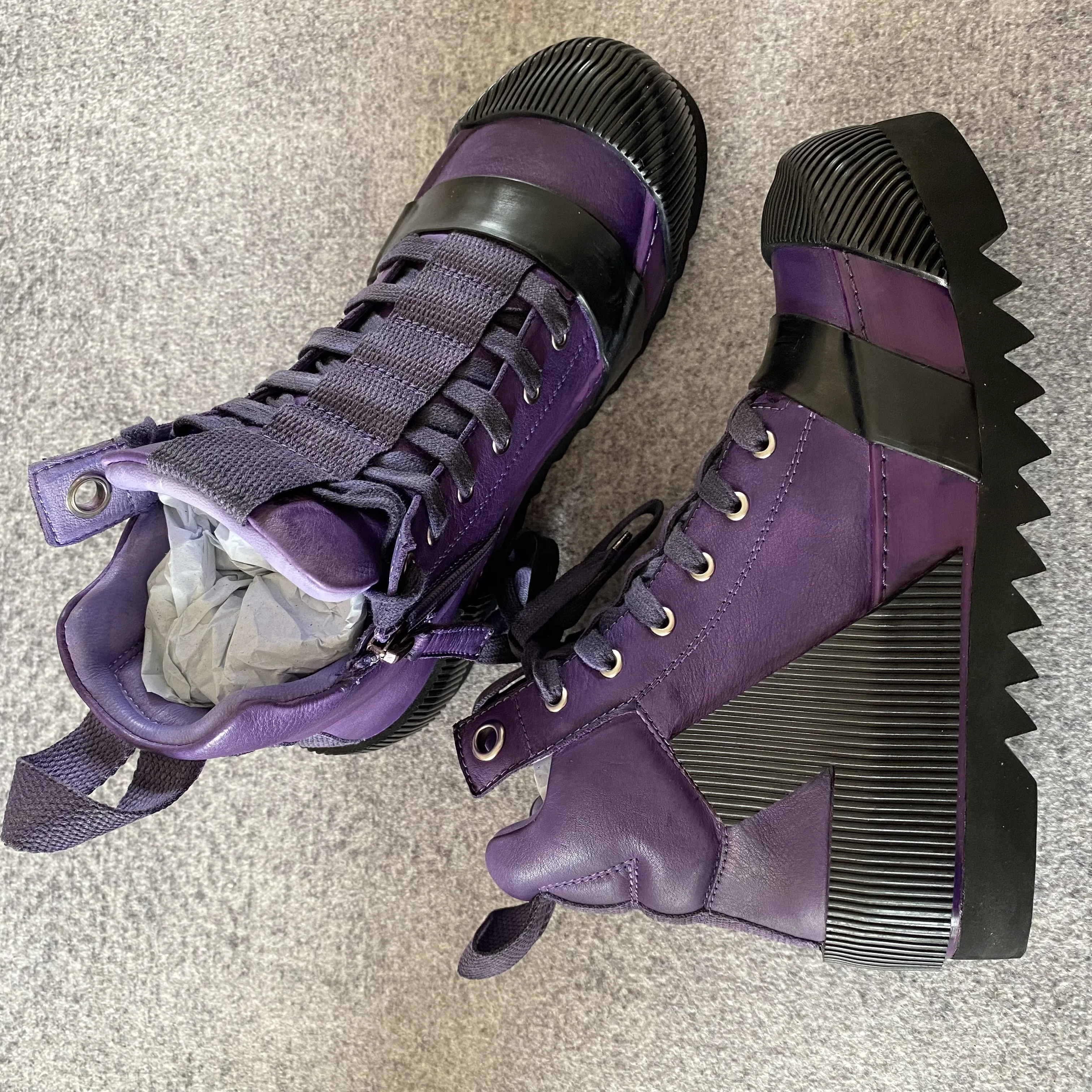 Original Design Customized Nappa Leather Mummy Strap Lightweight Comfortable Personalized Retro Unique Boots Can Do Fur Inner