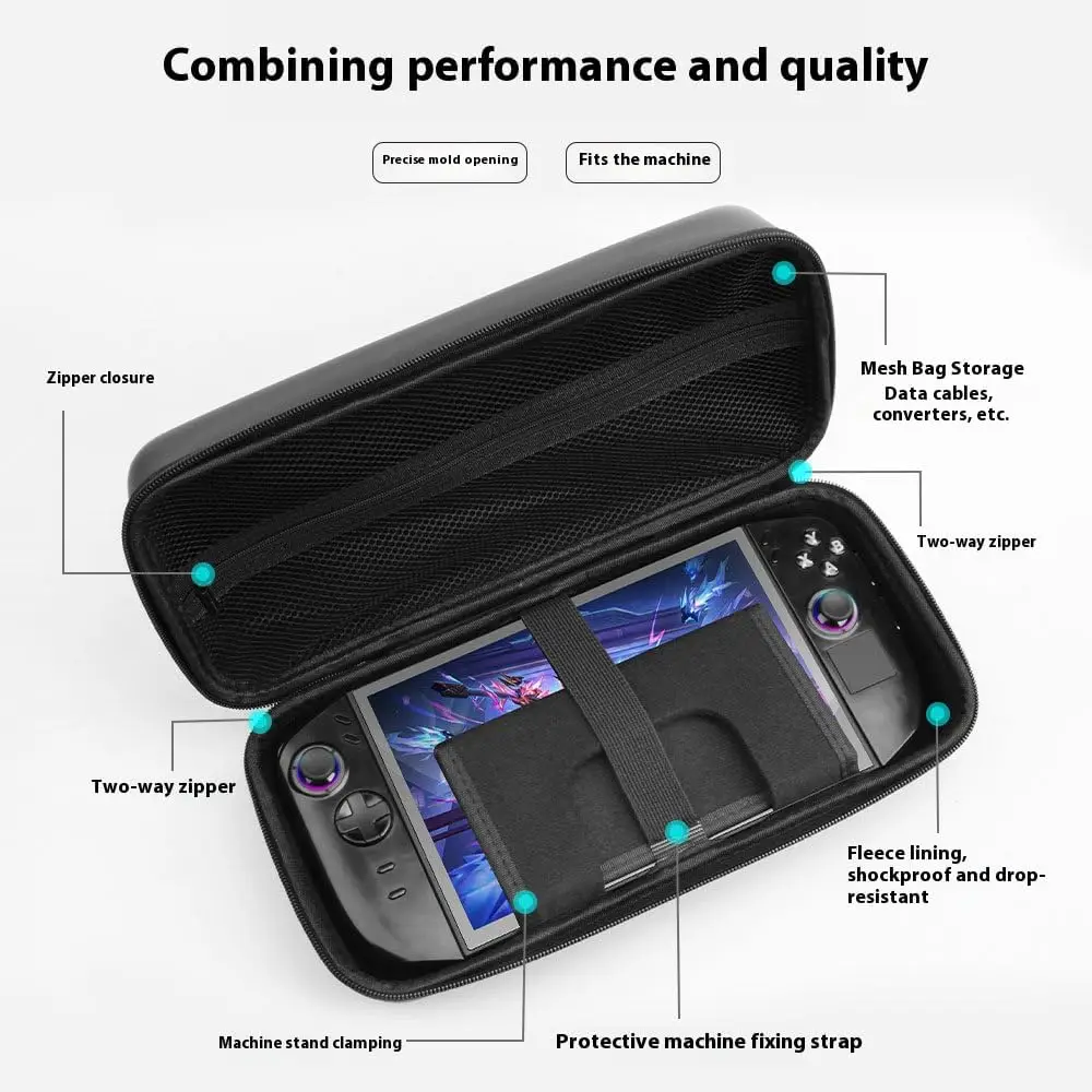 Tas Penyimpanan untuk Konsol Game Lenovo Legion Go 2 Tas Jinjing EVA Portabel Perjalanan Tahan Air untuk Aksesori Legion Go 2