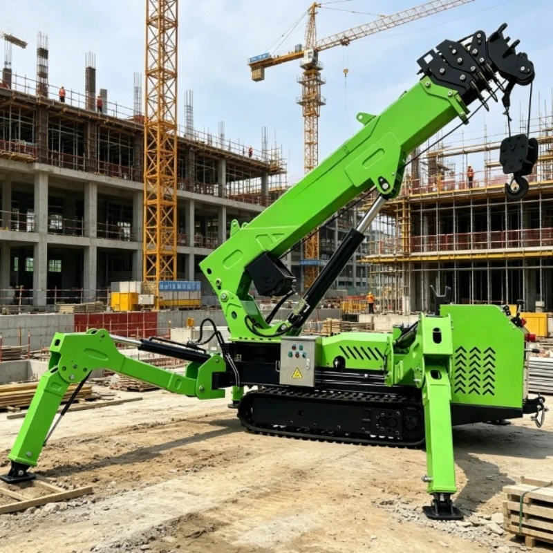 Customized Spider Crane That Meets EU Standards 3 5 Tons High Performance Electric Hydraulic Spider Crane