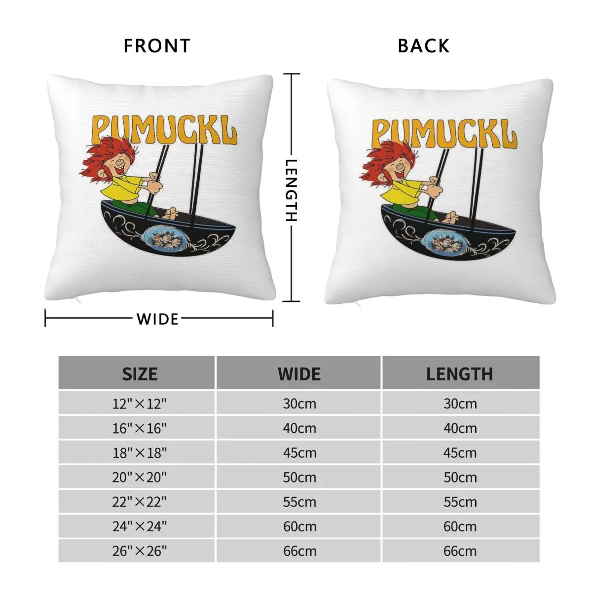 Meister Eder Und Sein Pumuckl Swing Pillowcase Polyester Linen Velvet Creative Zip Decorative Home Cushion Cover