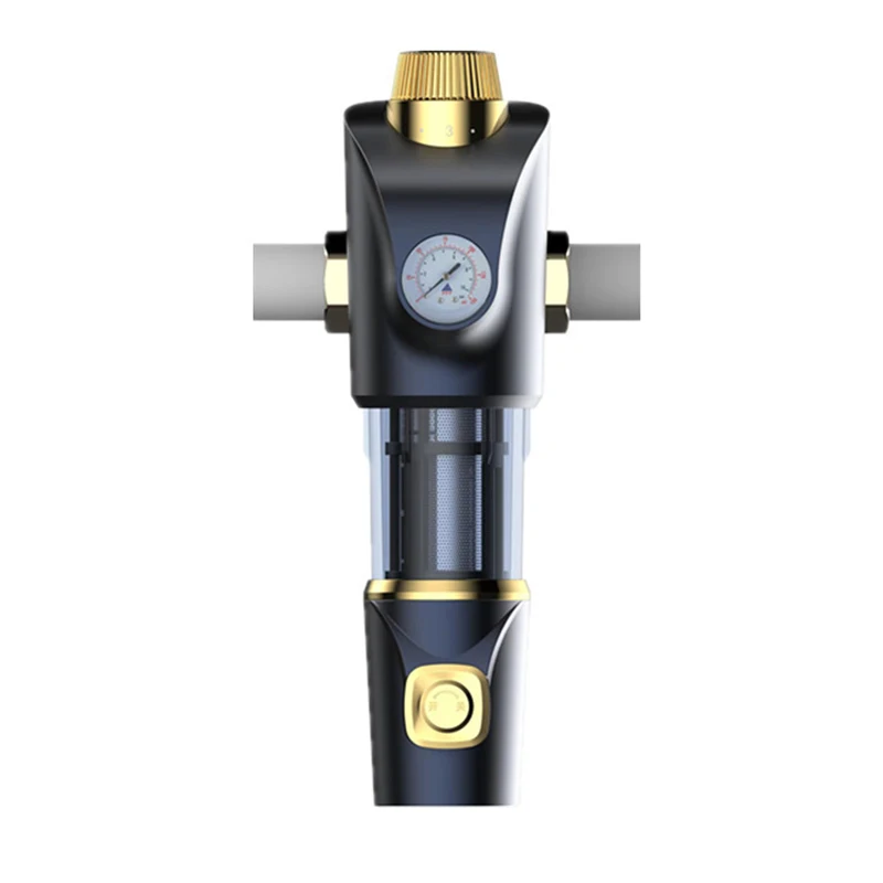 Pre Filter Automatic Flushing Backwash Prefilter Spin Down Sediment Water Filter Central Whole House Purifier System