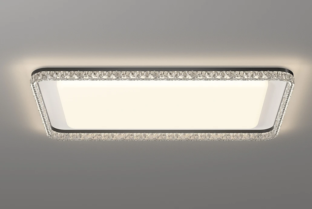 2025 High-End Luxury LED Ceiling Lamp Acrylic 220V 3000K Modern Italian Design for Eye Protection Living Room Master