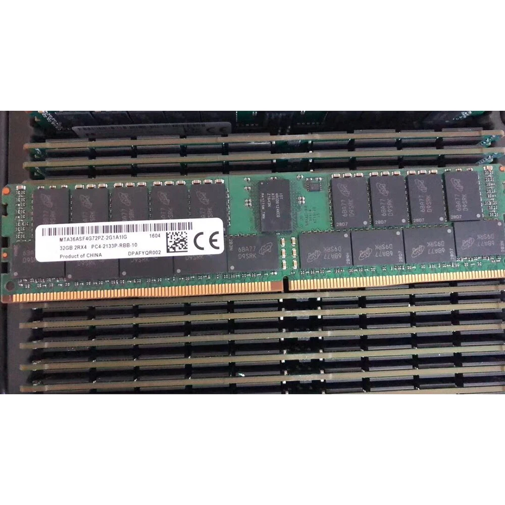 

1 шт. 32 ГБ 32 ГБ для памяти MT 2RX4 PC4-2133P DDR4 2133 ECC REG RAM