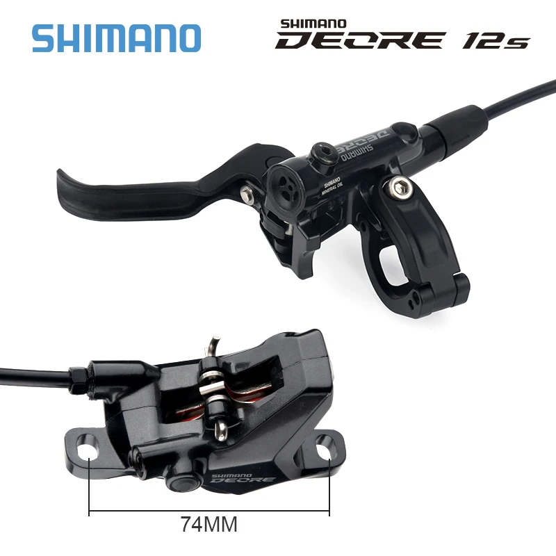 SHIMANO DEORE M6100 2 Piston Mountain Bikes Hydraulic Disc Brake and Rotor RT56 160/180MM LFRR/RFLR  BR BL-M6100 MTB Brake