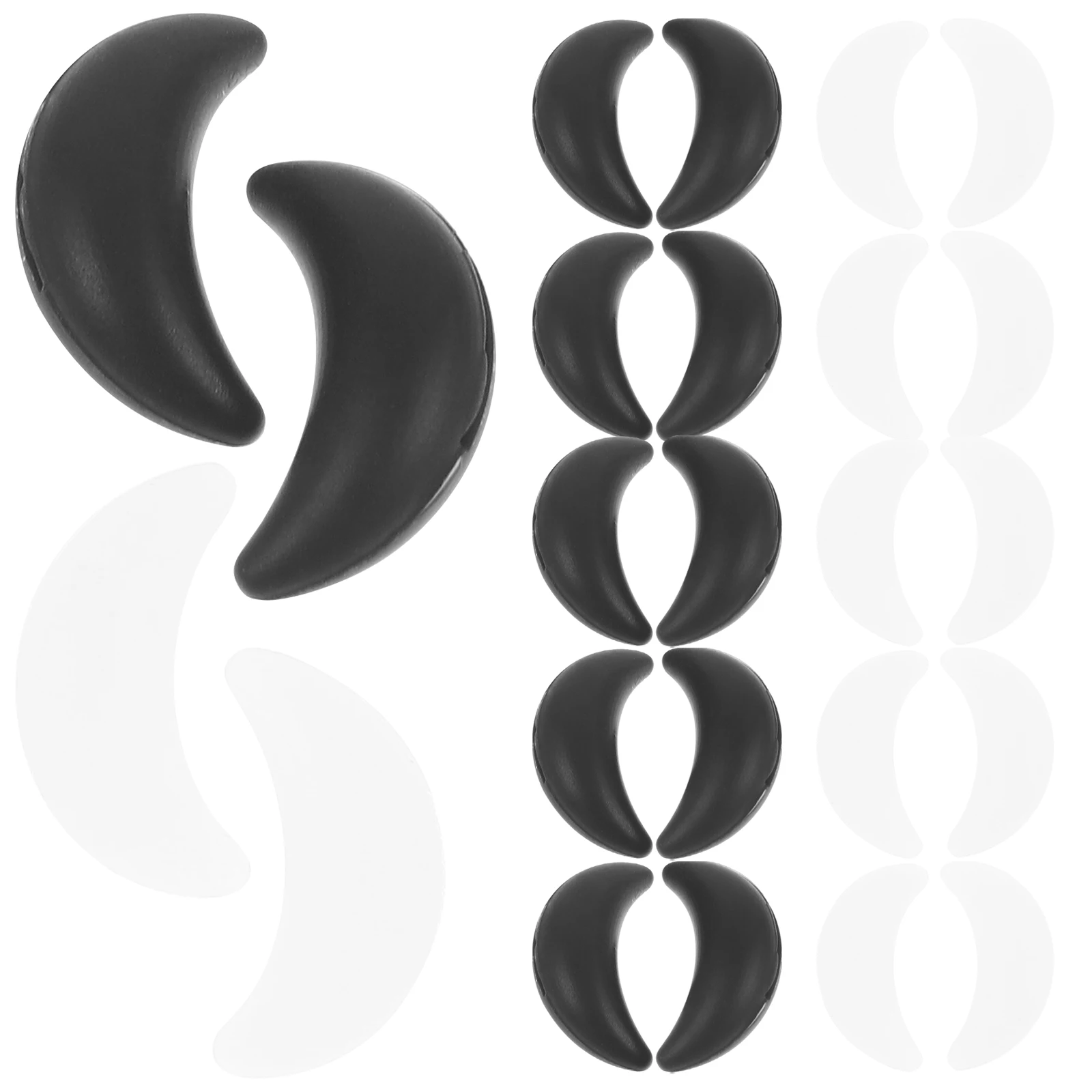 Fermo per occhiali antiscivolo Ganci per impugnatura per occhiali in silicone Supporto antiscivolo carino per forma decorativa di luna facile