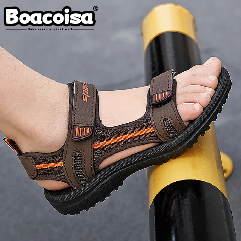 

Summer Children's Sandals Breathable Sport for Boys Girls Casual Children Beach Shoes Kids Soft Sole Open Toe Sandal Shoes