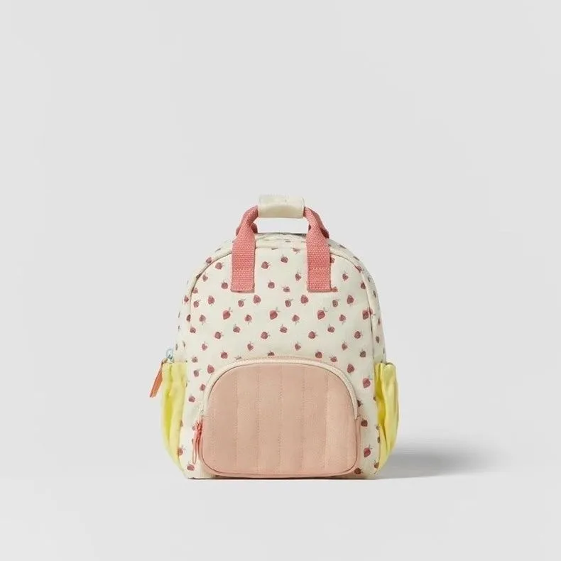 Sac à dos imprimé Harvey pour bébés filles, cartables drôles et mignons pour tout-petits, petit style, sacs à bandoulière colorés en toile, nouveau