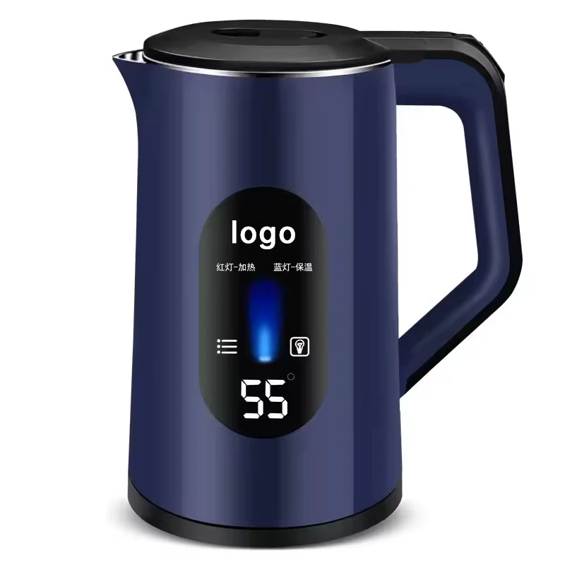 

1500W Electric Stainless Steel Kettle Portable 3L Automatic Power-Off with Keep Warm Feature for Home and Car for Hotels