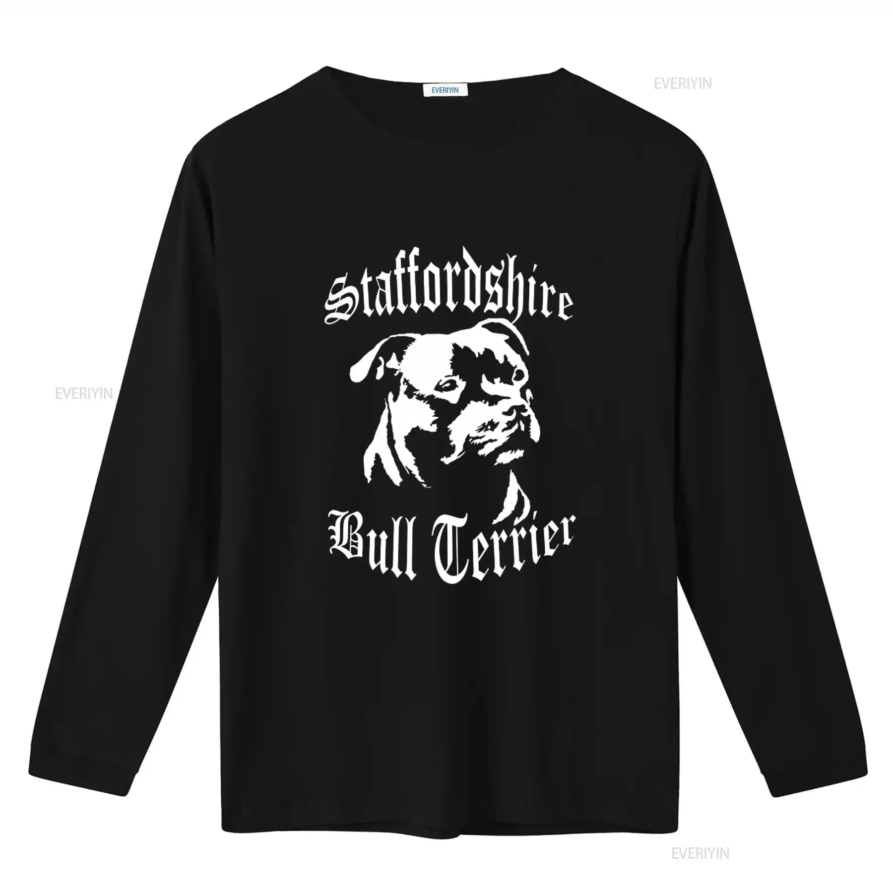 Staffordshire Bull Terrier Staffy T Shirt Stylish Dog Breed Print for Lovers vintage Washed designer clothes Comfortable homme - view 2