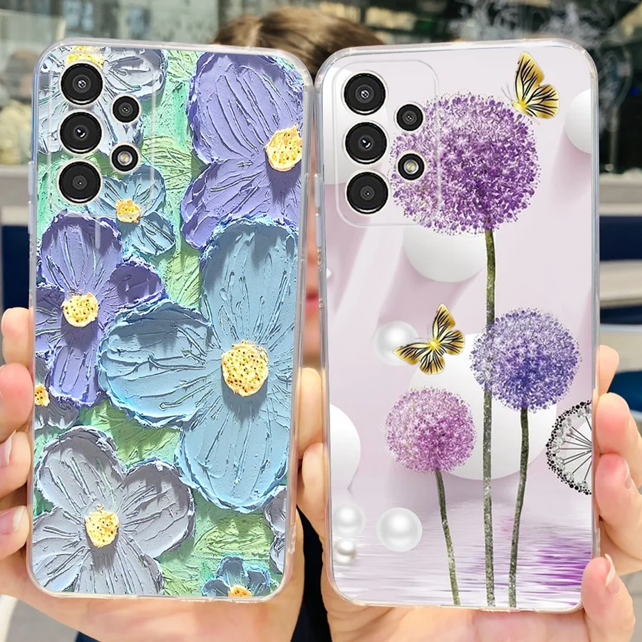 For Samsung Galaxy A13 A33 A53 A73 5G Case Colorful Printed Cover Soft Silicone Phone Case For Samsung A13 A33 A53 A73 5G Bumper