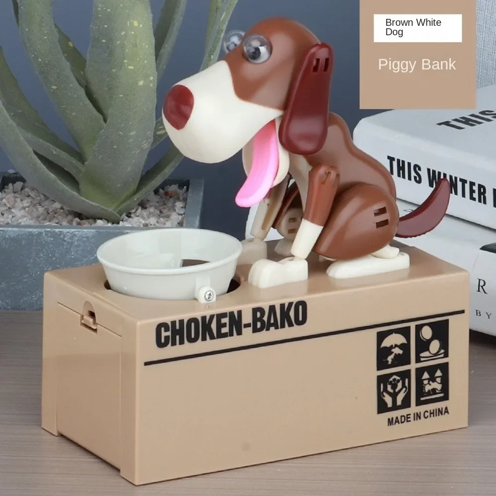 Nieuwe Leuke Hond Spaarpot Anti-val Elektronische Smart Puppy Kat Box Spaarpot Duurzaam Geautomatiseerde Geldbesparende Box Home Decor