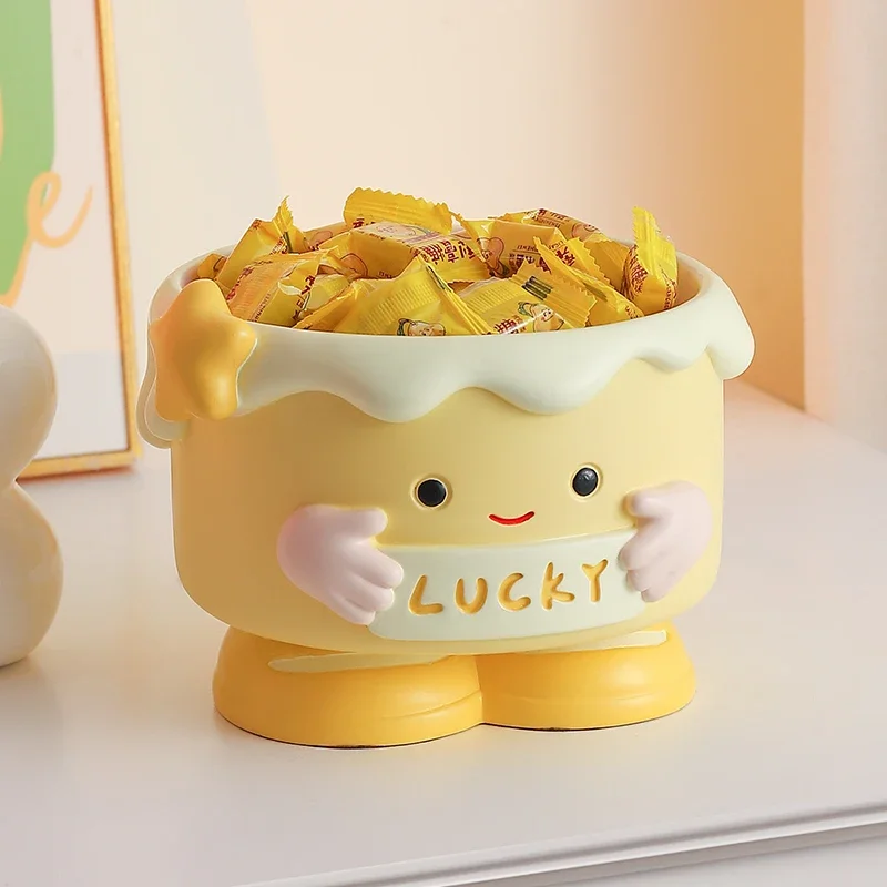 

Cute cream wind cartoon cake ornament door storage living room atmosphere decoration housewarming gift