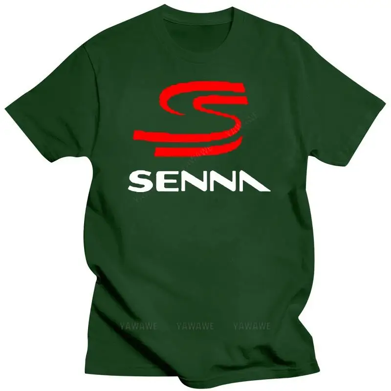 Fashion Men\'S Ayrton Senna Legend Racer T-Shirt Newest Fashion Summer Short Sleeves Cotton Fashion Oversized T Shirts