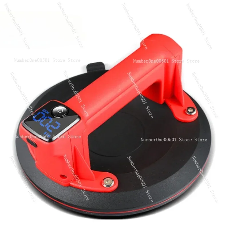 

P618a Digital Display Vacuum Electric Glass Tile Tension Automatic Inflatable Tile Heavy Duty Suction Cup