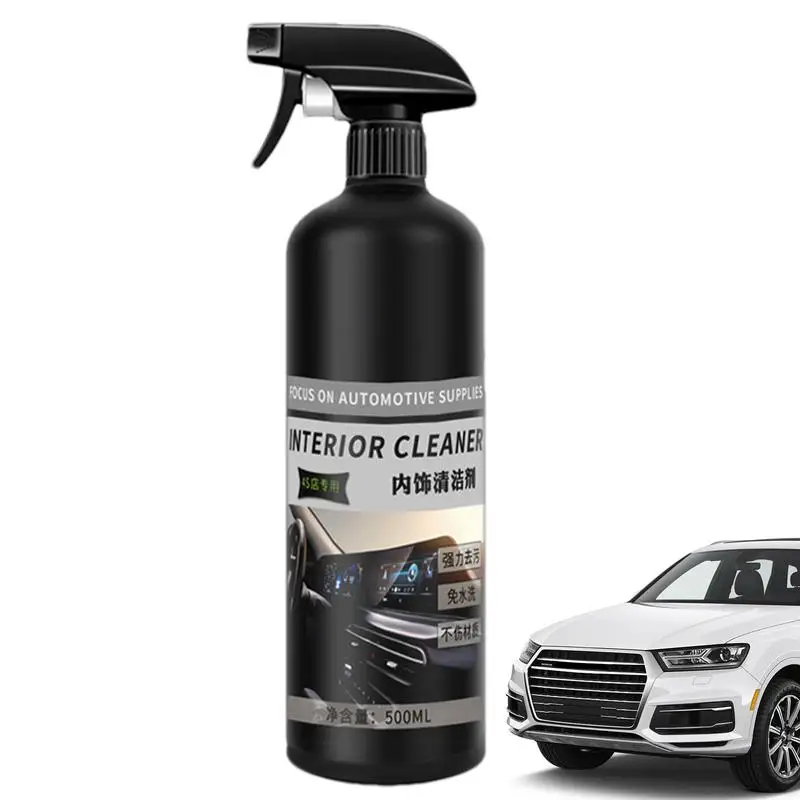 

500ml Vehicle Interior Cleaning Spray Auto Dashboard cleaner Vehicle Leather & Upholstery Cleaner Car Cleaning & Detailing tool