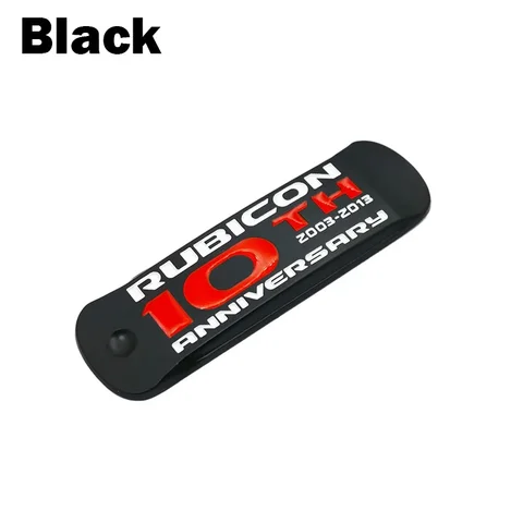OTOKIT 3D металлический Rubicon 10th Anniversary эмблема значок на крыло автомобиля боковая наклейка на кузов для JEEP Wrangler Liberty Grand Cherokee