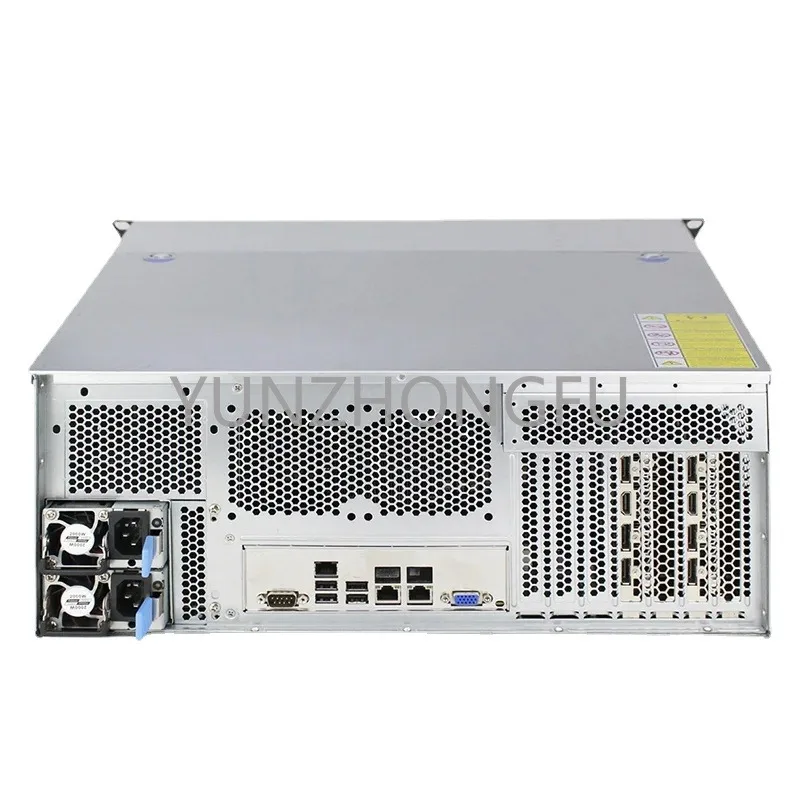 Huge data storage cloud server chassis Flexible 4u rack case 8 hotswap HDD bays 4u rack