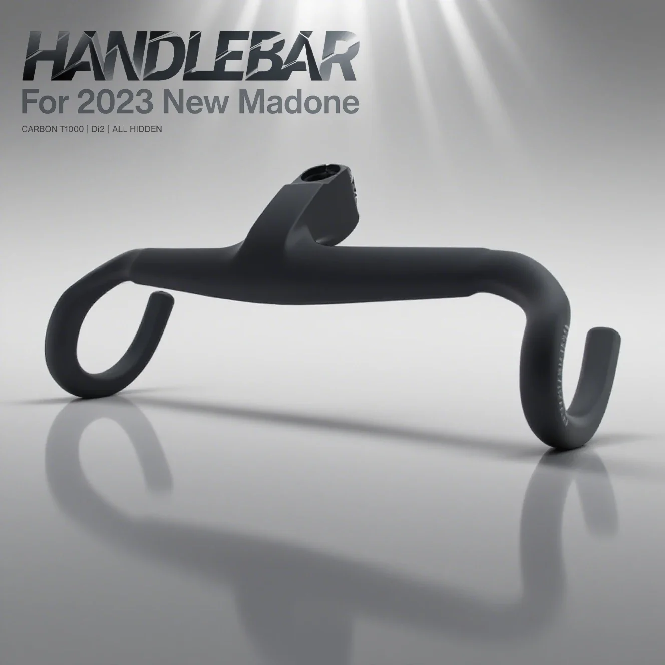 

Integrated Carbon Fiber Handlebar for SLR Gen 7, -7° Stem, Internal Cable, Matte Black, 31.8mm Lightweight
