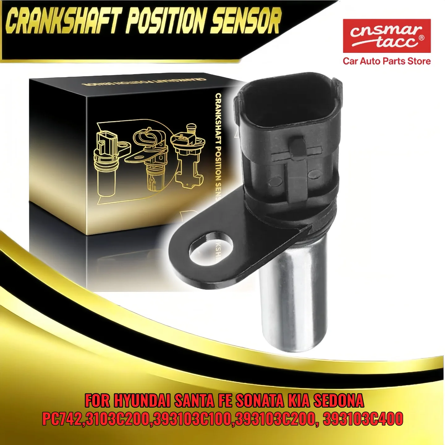 

Датчик положения коленчатого вала двигателя для Hyundai Kia Azera Entourage Genesis Sedona 3103C200 393103C200 393103C400